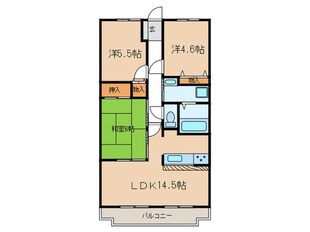 ｸﾞﾚｰｼｨ須磨ｱﾙﾃﾋﾟｱⅠ番街(1417)の物件間取画像